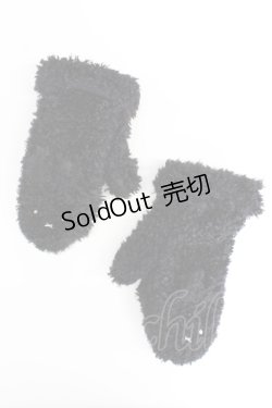 画像1: 【SALE】merry jenny / Gmocomoco miffy mitten - 黒 T-24-03-08-041-LO-ZA-SZ-ZT035