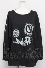 画像1: 【SALE】NieR CLOTHING / NieRちゃんフェイストレーナー  黒 T-24-03-09-003-PU-TO-AS-ZT035 (1)