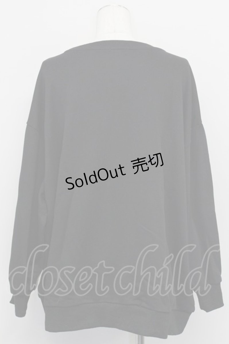 画像2: 【SALE】NieR CLOTHING / NieRちゃんフェイストレーナー  黒 T-24-03-09-003-PU-TO-AS-ZT035 (2)