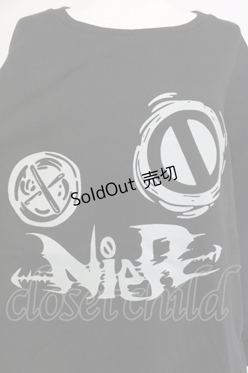 画像4: 【SALE】NieR CLOTHING / NieRちゃんフェイストレーナー  黒 T-24-03-09-003-PU-TO-AS-ZT035 (4)