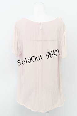画像2: Franche Lippee /  ヨークフリルトップス  ピンク T-24-03-13-011-LO-TO-UT-ZT411