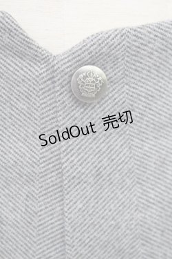 画像4: 【SALE】axes femme / ヘリンボーン柄カットパンツ M グレー T-24-03-14-026-AX-PA-SZ-ZT040