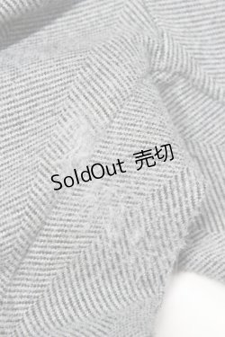 画像6: 【SALE】axes femme / ヘリンボーン柄カットパンツ M グレー T-24-03-14-026-AX-PA-SZ-ZT040