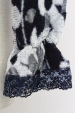 画像3: 【SALE】axes femme / 肩開き花柄起毛カットプルオーバー M 紺 T-24-03-14-005-AX-TO-SZ-ZT002 (3)