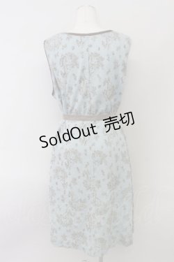 画像2: Franche Lippee / うさぎさんノースリーブワンピース  サックス T-24-03-16-031-LO-OP-UT-ZY