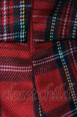 画像8: 【SALE】Swankiss / チェックレースレイヤードワンピース  赤 T-24-03-16-032-CA-OP-UT-ZT310 (8)