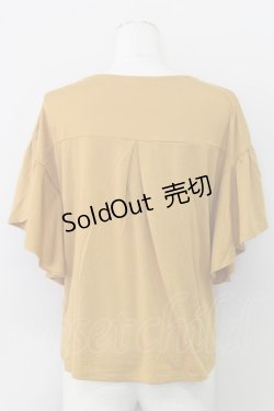 画像2: 【SALE】E hyphen world gallery PEACE / ドロップショルダープルオーバー  イエロー T-24-03-19-023-LO-TO-IG-ZT414