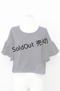 E hyphen world gallery PEACE / 30/-TC フレアSL T  クロ T-24-03-19-003-LO-TS-IG-ZT413