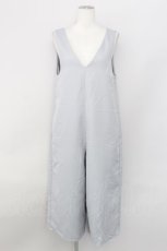 画像1: 【SALE】E hyphen world gallery PEACE / Vネックオールインワン  グレー T-24-03-19-036-LO-PA-IG-ZT414 (1)