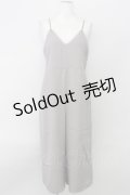 【SALE】E hyphen world gallery PEACE / ジョーゼットオールインワン  グレージュ T-24-03-19-037-LO-OP-IG-ZT414
