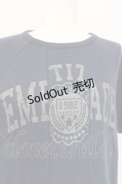 画像3: E hyphen world gallery PEACE / リメイク風カレッジプリントTシャツ  ネイビー T-24-03-19-008-LO-TS-IG-ZT413