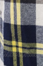 画像4: 【SALE】E hyphen world gallery MANIA / チェックプルブラウス  アイボリー×ネイビーチェック T-24-03-19-011-LO-TO-IG-ZT413 (4)