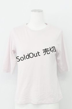 画像1: 【SALE】E hyphen world gallery PEACE / 5Sクルーネックインナー  ピンク T-24-03-19-021-LO-TO-IG-ZT414