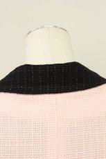 画像3: 【SALE】MALKOMALKA / /ラメ織ベスト  ピンク×黒 T-24-03-20-022-PU-JA-IW-ZT389 (3)