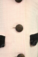 画像5: 【SALE】MALKOMALKA / /ラメ織ベスト  ピンク×黒 T-24-03-20-022-PU-JA-IW-ZT389 (5)