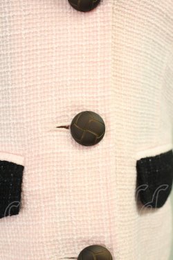 画像5: MALKOMALKA / /ラメ織ベスト  ピンク×黒 T-24-03-20-022-PU-JA-IW-ZT389