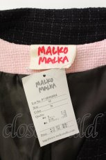 画像9: 【SALE】MALKOMALKA / /ラメ織ベスト  ピンク×黒 T-24-03-20-022-PU-JA-IW-ZT389 (9)