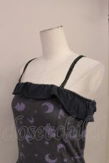 画像4: 【SALE】Candy Stripper //ナイトスカイユニコーンプリントキャミワンピ  グレー×ラベンダー T-24-03-20-029-PU-OP-IW-ZT389 (4)