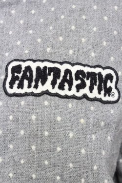 画像4: WORLD WIDE LOVE!(Rydia) / /ドット柄ブルゾン  グレー×白 T-24-03-20-007-PU-JA-IW-ZT-C044