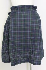 画像2: 【SALE】E hyphen world gallery / タータンチェックTRタックフレアスカート  グリーン T-24-03-21-029-LO-SK-IG-ZT354 (2)