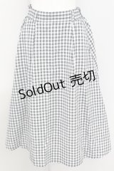 E hyphen world gallery PEACE / ベルト付きロングスカート【ベルト欠品】  クロ×シロ T-24-03-21-030-LO-SK-IG-ZT354