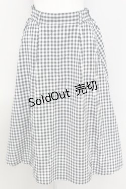画像1: E hyphen world gallery PEACE / ベルト付きロングスカート【ベルト欠品】  クロ×シロ T-24-03-21-030-LO-SK-IG-ZT354
