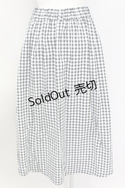 画像2: E hyphen world gallery PEACE / ベルト付きロングスカート【ベルト欠品】  クロ×シロ T-24-03-21-030-LO-SK-IG-ZT354