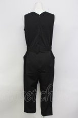 画像2: 【SALE】E hyphen world gallery PEACE / Vネックオールインワン  クロ T-24-03-21-037-LO-OP-IG-ZT350 (2)