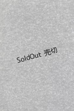 画像3: 【SALE】E hyphen world gallery PEACE / ファースリーブプルオーバー  グレー T-24-03-21-010-LO-TO-IG-ZT127