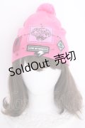 MILKBOY / HAT/ニット帽  ピンク T-24-03-29-029-MB-AC-IW-ZT394