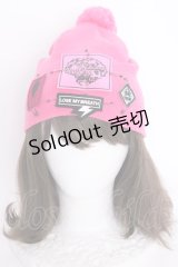 MILKBOY / HAT/ニット帽  ピンク T-24-03-29-029-MB-AC-IW-ZT394