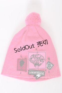 画像3: MILKBOY / HAT/ニット帽  ピンク T-24-03-29-029-MB-AC-IW-ZT394