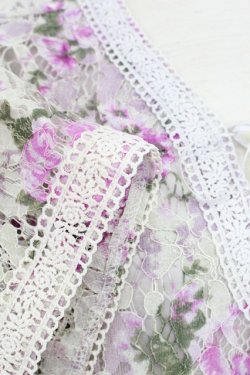 画像4: axes femme /花総レースチュニ M 紫 T-24-06-09-023-AX-OP-SZ-ZT415