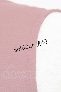 画像4: axes femme /レース切替裾タックチュニック N ワイン T-24-06-09-027-AX-OP-SZ-ZT061
