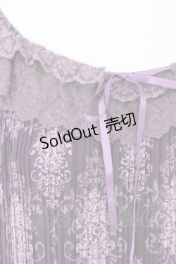 画像3: axes femme /オーナメント柄イレヘムワンピース M パープル T-24-06-09-030-AX-OP-SZ-ZT061