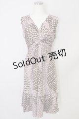 axes femme /ねこ総柄ワンピース M ピンク T-24-06-11-025-AX-OP-SZ-ZT072