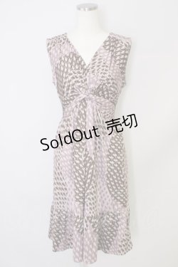 画像1: axes femme /ねこ総柄ワンピース M ピンク T-24-06-11-025-AX-OP-SZ-ZT072