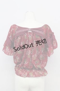 画像2: axes femme / バックシャンエスパンディプルオーバー M エンジ T-24-06-13-008-AX-TO-SZ-ZT285