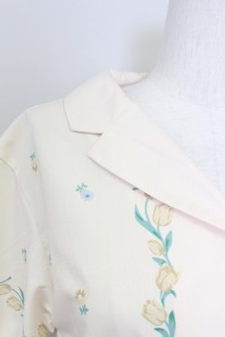 画像4: F＆A / ハンカチフラワー開衿シャツワンピース F オフイエロー T-24-06-15-017-LO-OP-SZ-ZT307