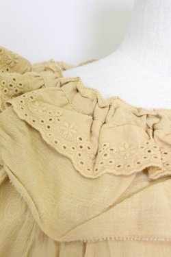 画像5: axes femme / レース襟ブラウスプル F イエロー T-24-06-15-009-AX-BL-SZ-ZT302