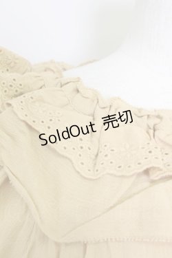 画像5: axes femme / レース襟ブラウスプル F イエロー T-24-06-15-009-AX-BL-SZ-ZT302