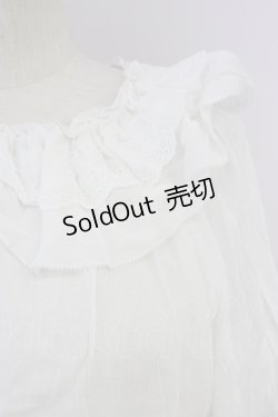 画像4: axes femme / レース襟ブラウスプル F 白 T-24-06-16-006-AX-BL-SZ-ZI