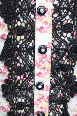 画像5: axes femme /配色レース花柄ワンピ M グレージュ T-24-06-22-027-AX-OP-SZ-ZT356