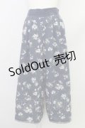 axes femme / ゆったりシルエットスカウチョ M 紺 T-24-06-24-039-AX-PA-SZ-ZT315