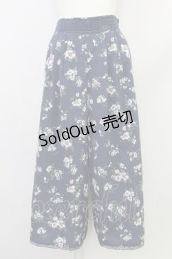 画像1: axes femme / ゆったりシルエットスカウチョ M 紺 T-24-06-24-039-AX-PA-SZ-ZT315