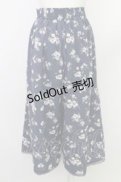 画像2: axes femme / ゆったりシルエットスカウチョ M 紺 T-24-06-24-039-AX-PA-SZ-ZT315