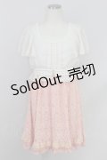axes femme / ブラウスドッキングワンピ M アワピンク T-24-06-26-020-AX-OP-SZ-ZT246