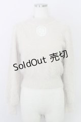 F&A(F i.n.t) / カメオレースシャギーニット F ライトベージュ T-24-07-04-004-CA-TO-SZ-ZT101