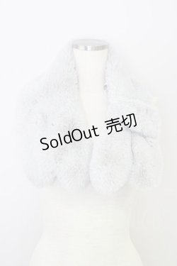 画像2: Fi.n.t / G リボンファーマフラー グレー T-24-07-04-030-CA-ZA-AS-ZT386