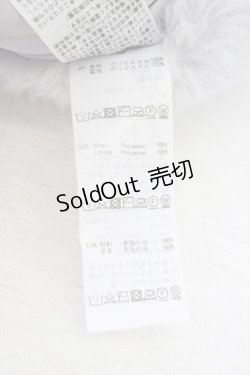 画像5: Fi.n.t / G リボンファーマフラー グレー T-24-07-04-030-CA-ZA-AS-ZT386